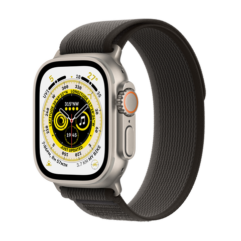 Demo - Ultra • Titanium Case with Black/Gray Trail Loop, S/M Band (fits 130–180mm wrists)