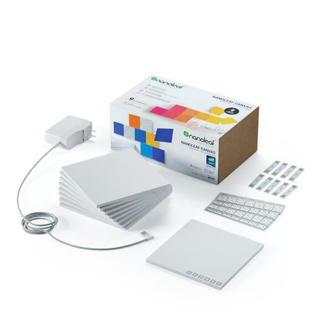 Nanoleaf Canvas Smarter Kit 9 Light Squares NL29-0003SW-9PK