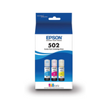 Epson T502 Multi-Color Ink Bottle 3-Pack: Cyan / Magenta / Yellow 9315DU